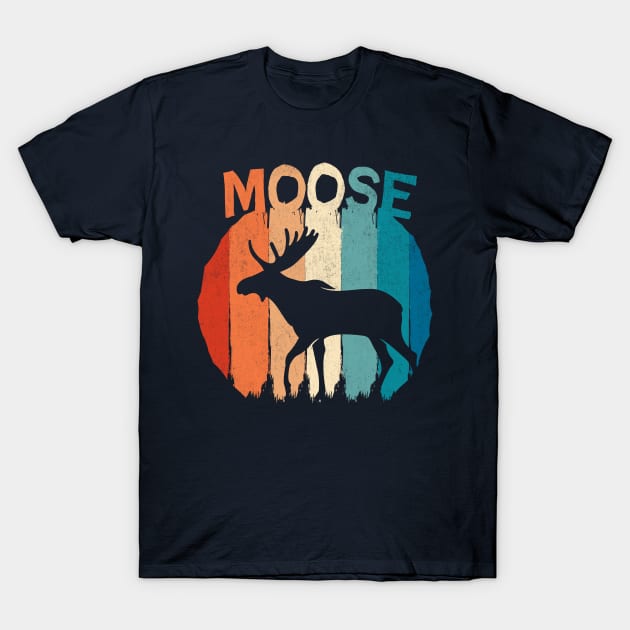 Moose Vintage Retro T-Shirt by TheDesignDepot